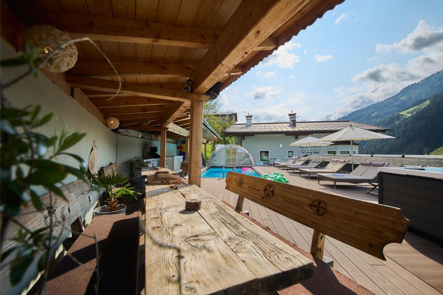 Boutique Appartements Saalbach-Hinterglemm Exterior foto
